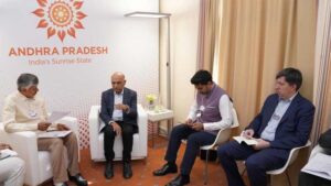 గూగుల్ క్లౌడ్, IBM CEOలతో చంద్రబాబు భేటీ