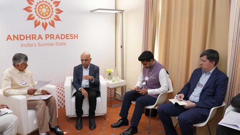 CBN Davos Tour : గూగుల్ క్లౌడ్, IBM CEOలతో చంద్రబాబు భేటీ