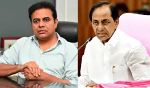 కేసీఆర్ తో KTR భేటీ