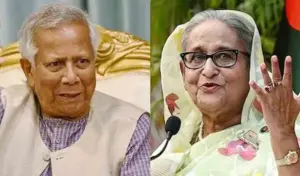 యూనస్ పాలనపై హసీనా తీవ్ర వ్యాఖ్యలు