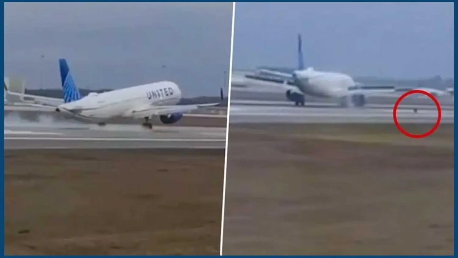 రన్‌వేపై పడిపోయిన విమానం.. పైలట్‌ అప్రమత్తతో తప్పిన ప్రమాదం