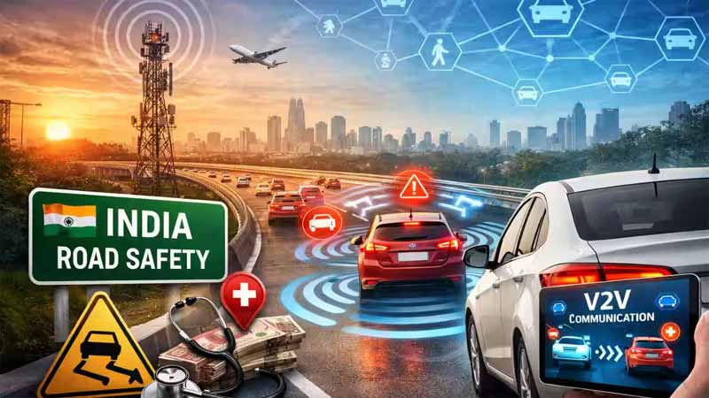 V2V Technology : ప్రమాదాల నివారణకు సరికొత్త టెక్నలాజి తీసుకరాబోతున్న కేంద్రం