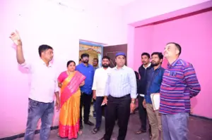 మున్సిపల్ ఎన్నికల ఏర్పాట్ల పరిశీలన..