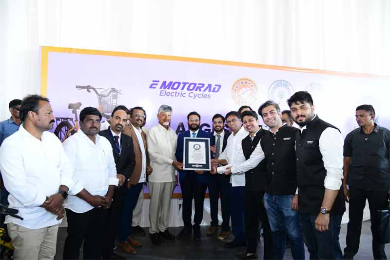 E-bicycle: గిన్నిస్ వరల్డ్ రికార్డు సొంతం చేసుకున్నఏపీ ప్రభుత్వం..ఎందులో అంటే !!