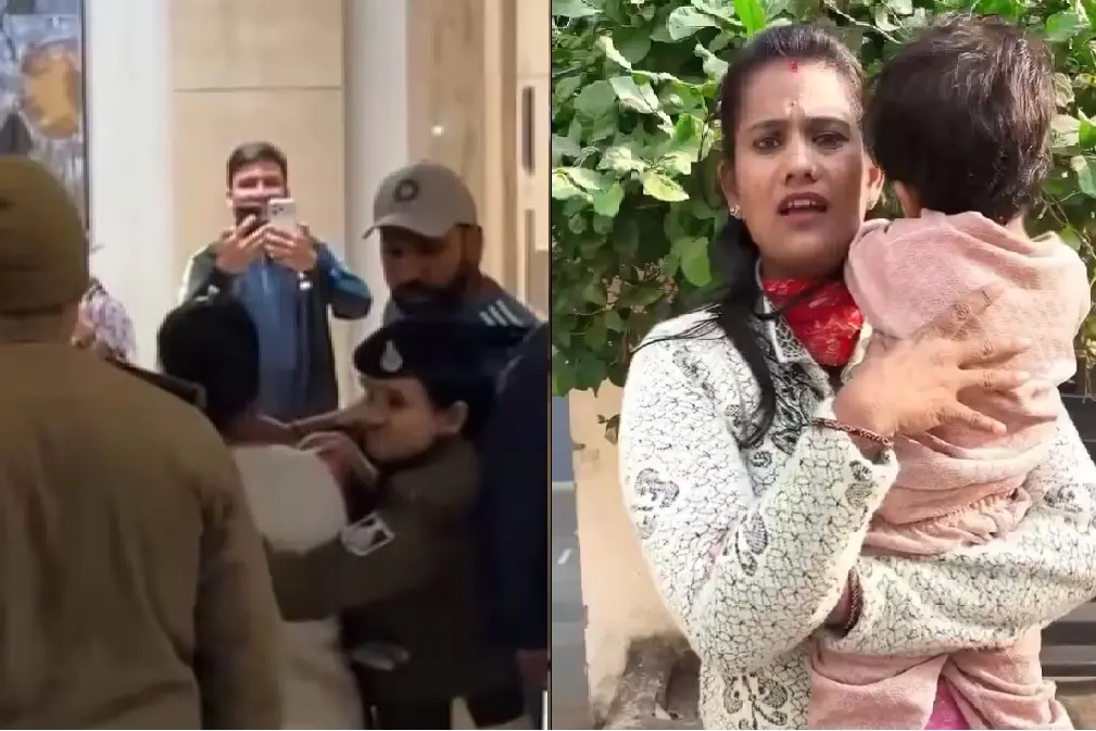 రోహిత్ వద్దకు దూసుకెళ్లిన మహిళ.. అసలు కారణమిదే?