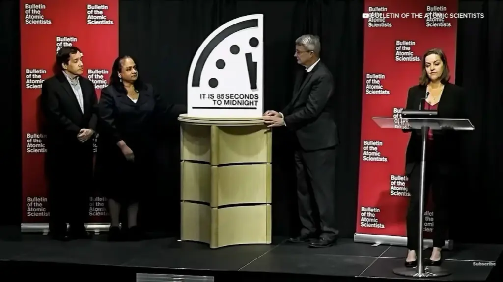Scientists: డూమ్స్‌డే క్లాక్ వినాశనం హెచ్చరికలు
