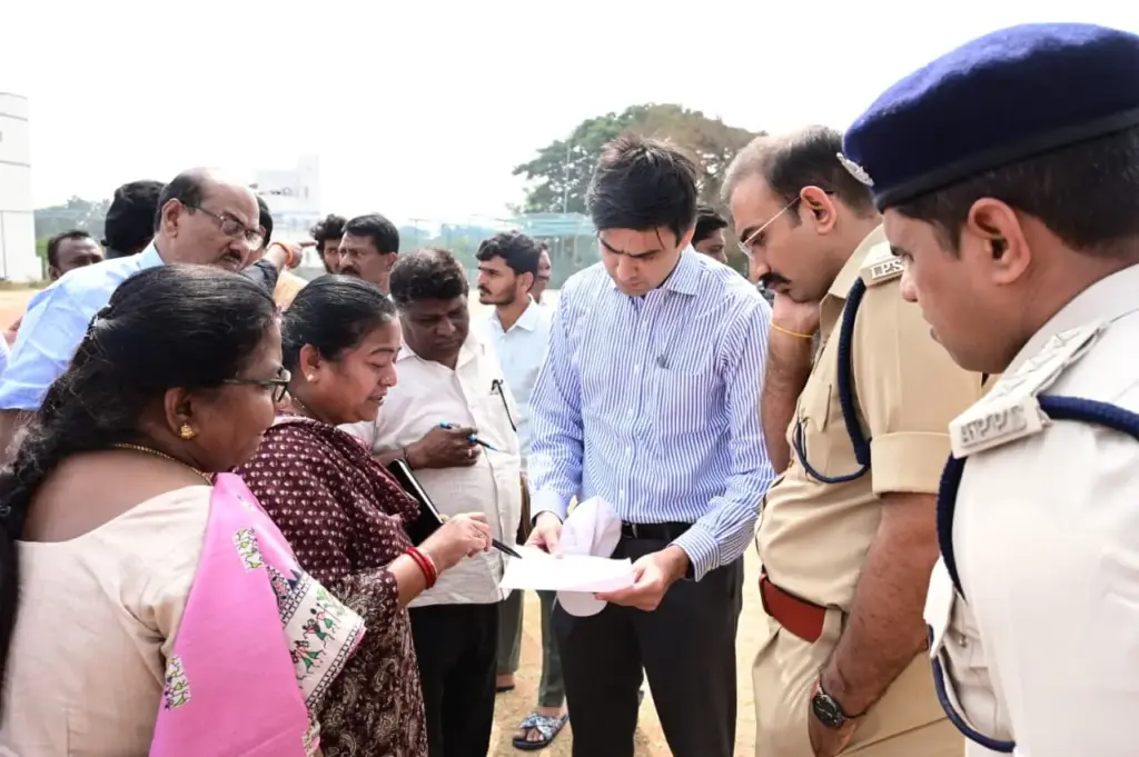 Chittoor: చంద్రబాబు చిత్తూరు జిల్లా పర్యటన ఏర్పాట్లను పరిశీలించిన కలెక్టర్