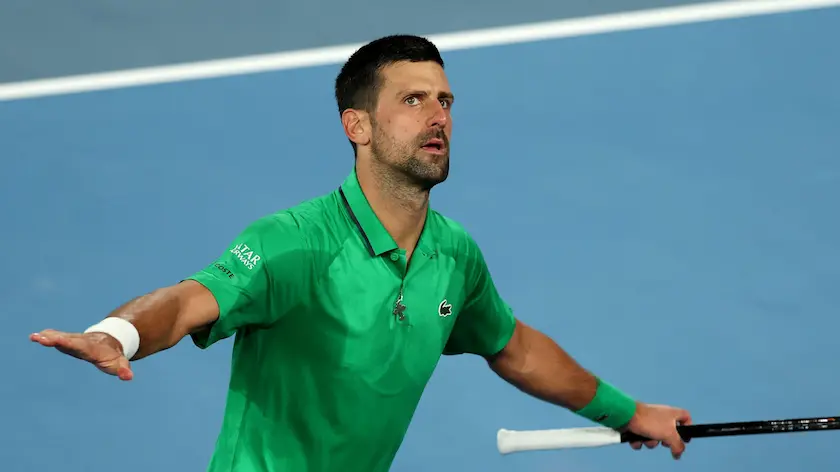 Novak Djokovic satires on critics
