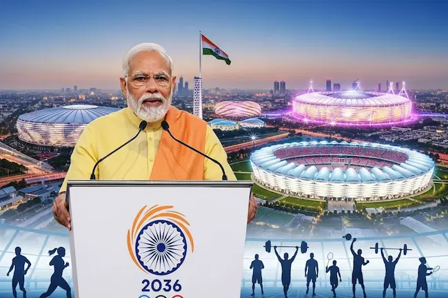Modi: 2036 ఒలింపిక్స్ ఆతిథ్యానికి భారత్ సిద్ధం