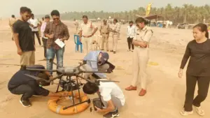 మునిగిపోతున్న వారిని రక్షించేందుకు ‘సాగర రక్ష’ డ్రోన్