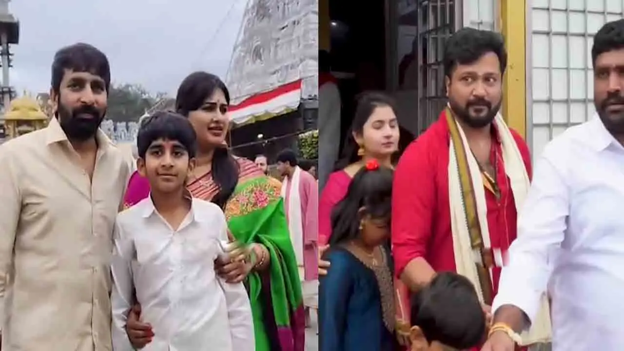 తిరుమలలో శ్రీవారిని దర్శించుకున్న సినీ ప్రముఖులు