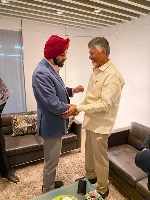 WEF: ప్రపంచ బ్యాంక్ అధ్యక్షుడితో సీఎం చంద్రబాబు భేటీ