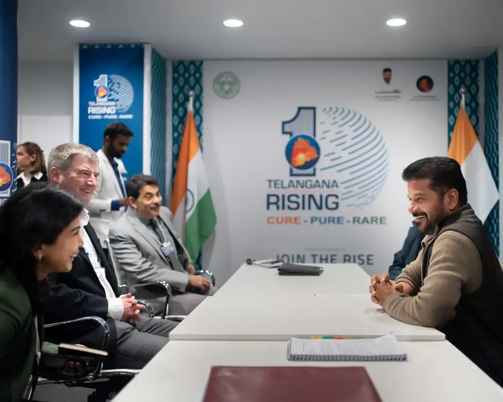 Davos: WEF supports Telangana Rising 2047 vision