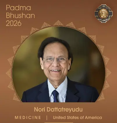 Awards 2026: డాక్టర్ నోరి దత్తాత్రేయుడు గారికి పద్మ భూషణ్ పురస్కారం