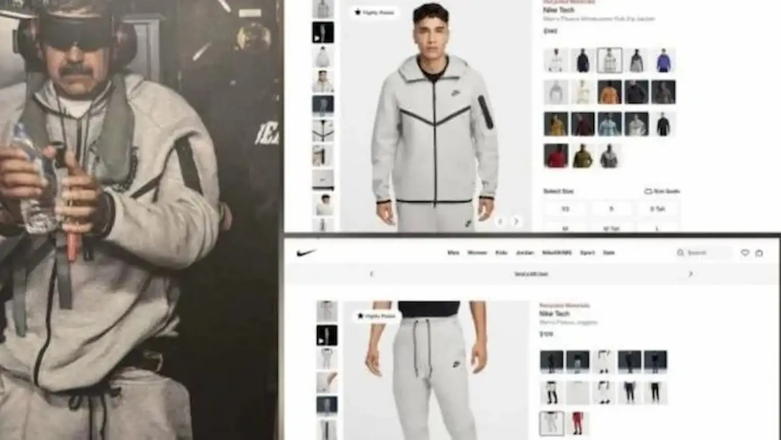 Maduro caught wearing American brand clothing