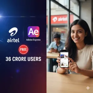 ఎయిర్‌టెల్ యూజర్లకు అడోబ్ ప్రీమియం ఫ్రీ