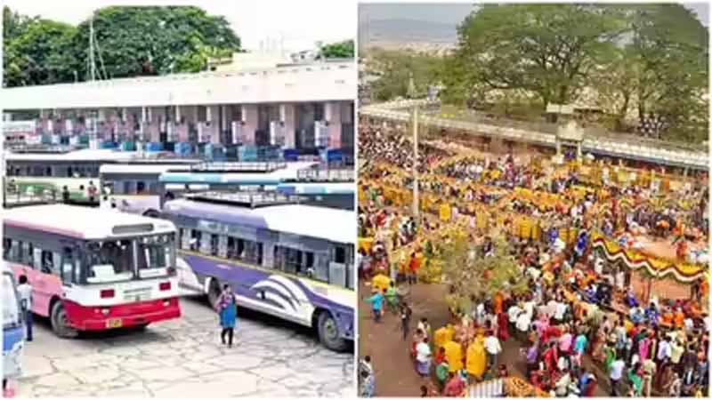 Medaram Jatara : మేడారంలో చేతులెత్తేసిన ఆర్టీసీ..బస్సులు లేక భక్తులు తీవ్ర ఇబ్బందులు