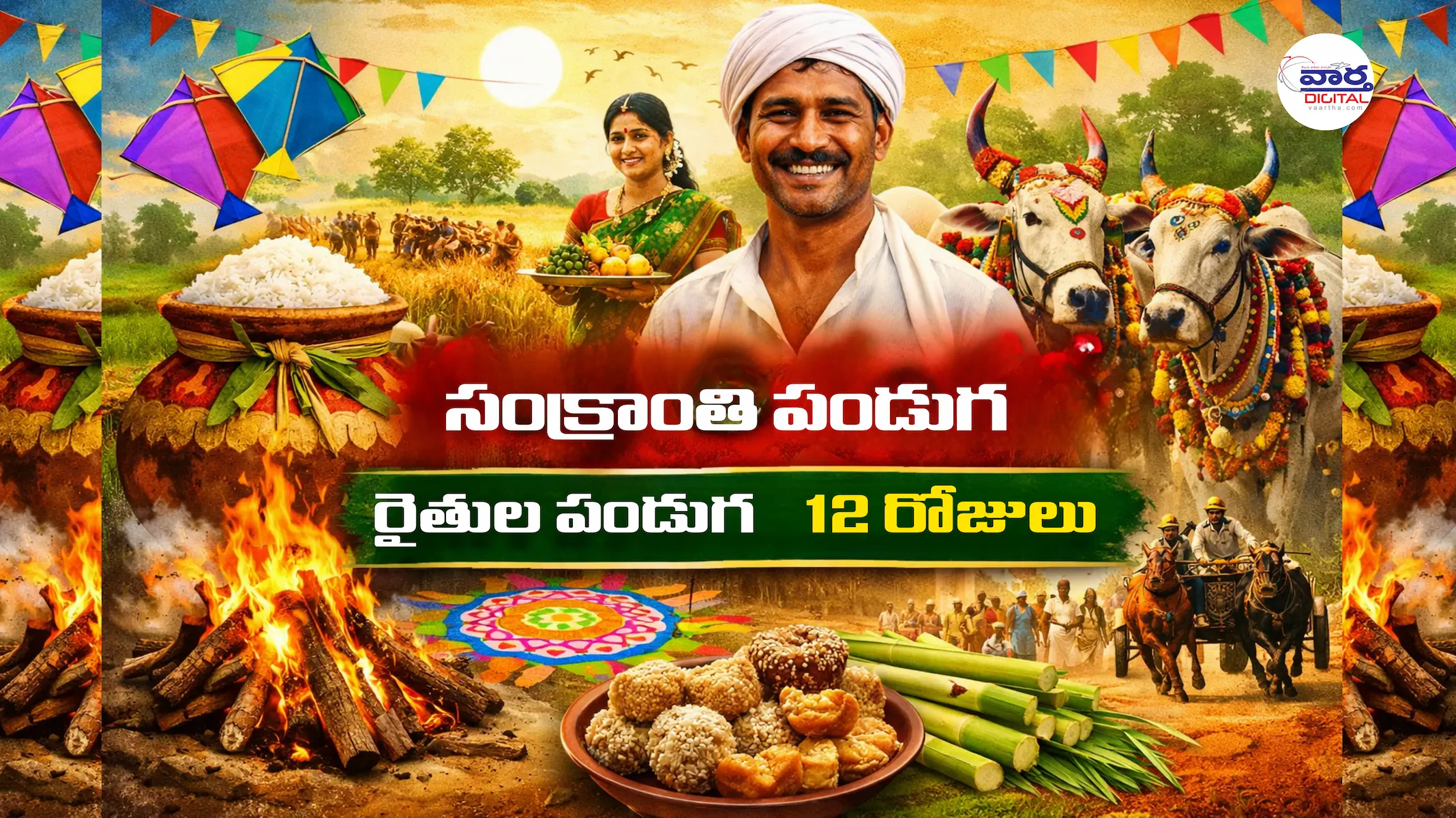 Happy Sankranti :  సంక్రాంతి ఎందుకు జరుపుకుంటారు? 12 రోజుల పండుగ పూర్తి కథనం