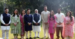 ప్రధాని మోదీని కలిసిన సచిన్ కుటుంబం