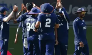 శ్రీవారి ఆశీస్సులు తీసుకున్న అమెరికా క్రికెటర్లు