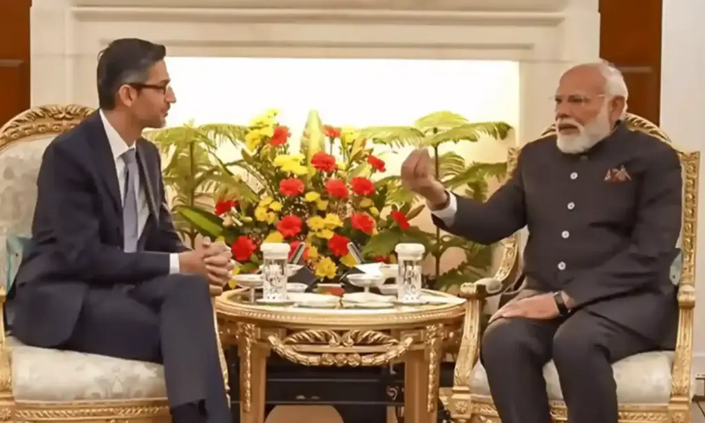 Delhi: ప్రధాని నరేంద్ర మోదీతో సుందర్ పిచాయ్ భేటీ
