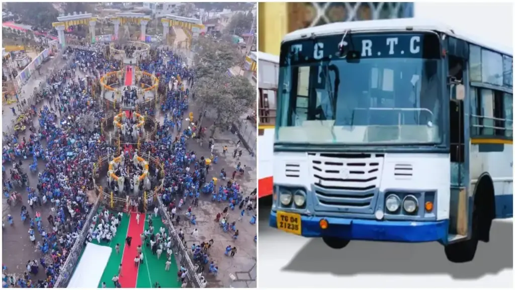 Telangana: మేడారం జాతరతో ఆర్టీసీకి రూ.3.28 కోట్ల ఆదాయం