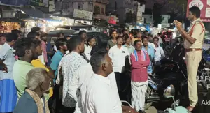 గ్రామాల్లో పోలీసుల రాత్రిపూట సభలు