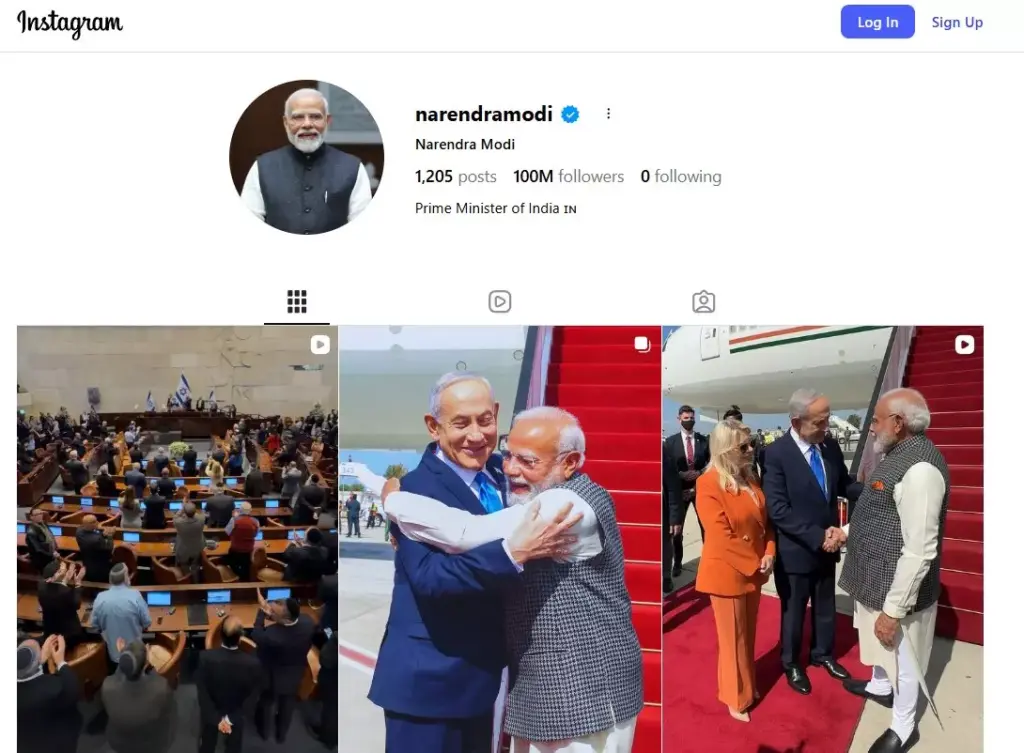 Modi instagram : ఇన్‌స్టాగ్రామ్‌లో మోదీ ప్రపంచ రికార్డు, 10 కోట్లు ఫాలోవర్లు!