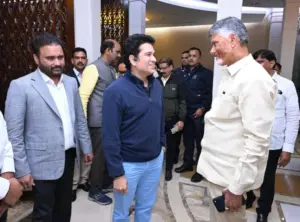 సచిన్‌ను కలవడం గర్వంగా ఉంది: సీఎం చంద్రబాబు