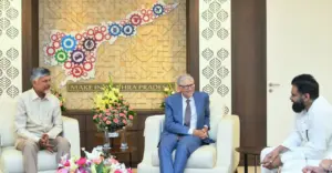 చంద్రబాబు, పవన్ కల్యాణ్ తో బిల్ గేట్స్ భేటీ