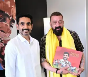 సంజయ్ దత్‌తో నారా లోకేశ్ భేటీ