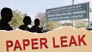 వ్యవసాయ వర్సిటీ ప్రశ్నపత్రాల లీక్ కేసు