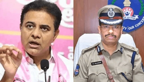 Phone Tapping Case: సజ్జనార్ ట్వీట్ పై కేటీఆర్ కౌంటర్