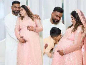 వైరల్ అవుతున్న పూర్ణ బేబీ బంప్ ఫొటోలు