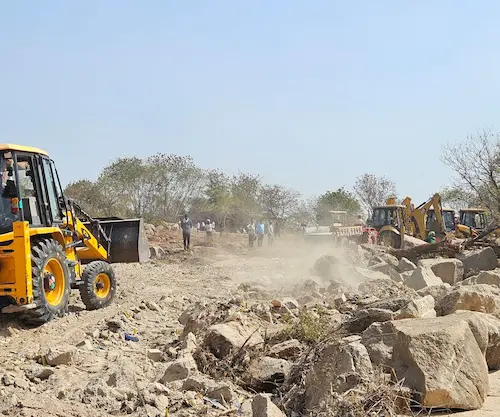 Hydraa Action Sangareddy