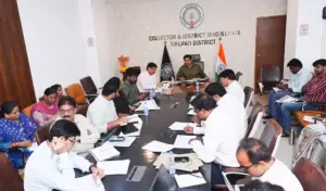 తిరుపతి జిల్లా అభివృద్ధి ప్రాజెక్టుల వేగవంతానికి కలెక్టర్ ఆదేశం