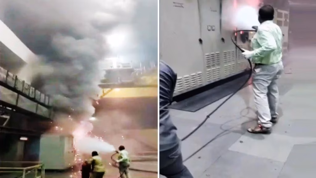 Srisailam fire accident : శ్రీశైలంలో అగ్ని ప్రమాదం, భక్తులకు తప్పిన పెను ప్రమాదం