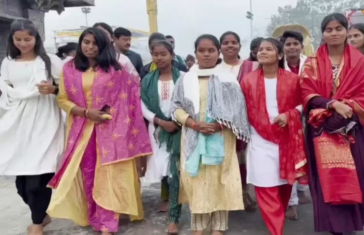 శ్రీవారిని దర్శించుకున్న భారత అంధుల మహిళా క్రికెట్ జట్టు