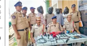 అంతర్రాష్ట్ర దొంగల ముఠా అరెస్టు