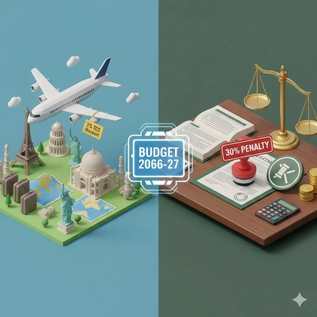 Budget 2026 TCS Reduction: విదేశీ ప్రయాణాలు చౌక.. TCS 2 శాతానికి తగ్గింపు