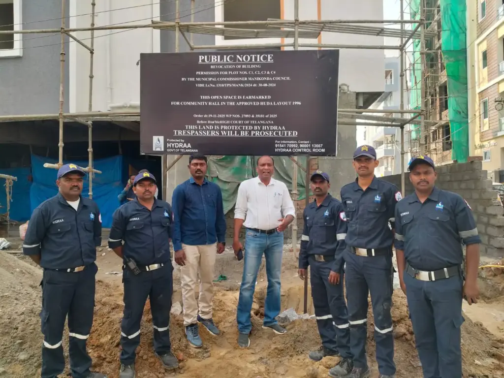 Narsingi: ఐదంతస్తుల అక్రమ భవనాన్ని సీజ్ చేసిన హైడ్రా అధికారులు