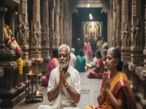 దర్శనం తర్వాత కూర్చోవడం వల్ల కలిగే ఆధ్యాత్మిక లాభాలు