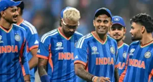 నమీబియాపై భారత్ భారీ స్కోరు