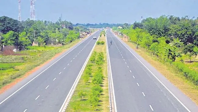 NH-167 4-lane road