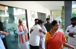 పూతలపట్టులో కేంద్ర మంత్రికి ఘన స్వాగతం