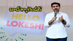 ఉగాదికి ఏపీ జాబ్ క్యాలెండర్: లోకేశ్