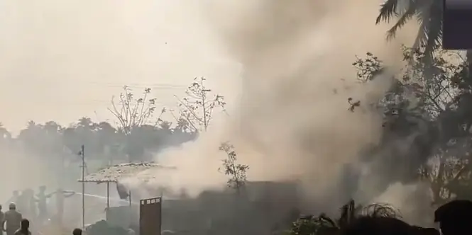 Kakinada Fire Accident: Huge explosion at fireworks center.. 18 people burnt alive!