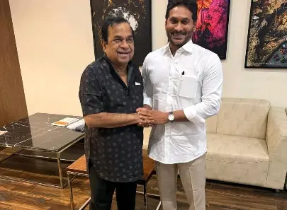 Jagan Brahmanandam Meet: వైఎస్ జ‌గ‌న్‌ను క‌లిసిన న‌టుడు బ్ర‌హ్మానందం