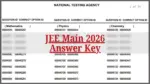 JEE Main 2026 Answer Key