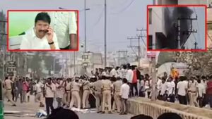 జోగి రమేష్‌ నివాసానికి నిప్పు పెట్టిన టీడీపీ కార్యకర్తలు